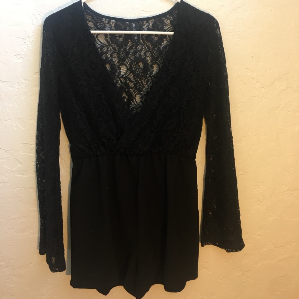 Lace short onesie